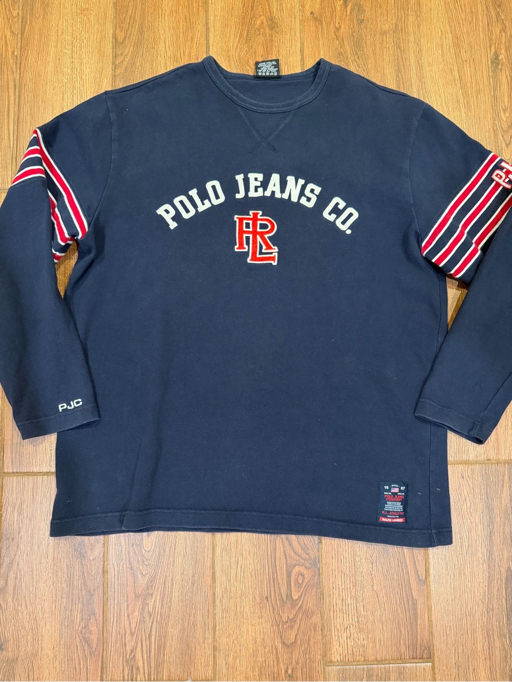 Vintage Ralph Lauren polo jeans co Navy Crewneck Sweatshirt / men’s medium